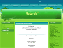 Tablet Screenshot of naturda.hu